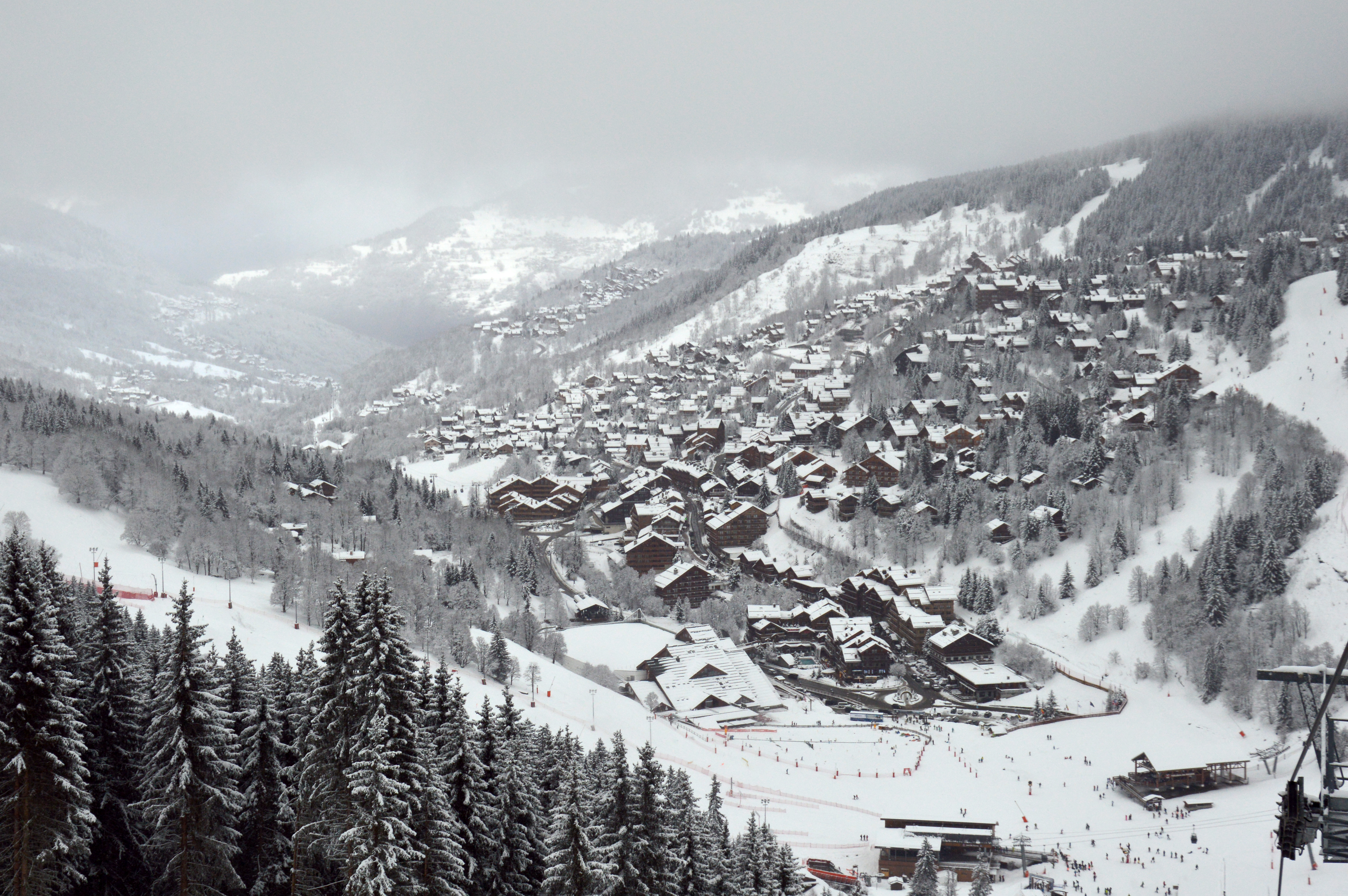 Méribel resort imagery